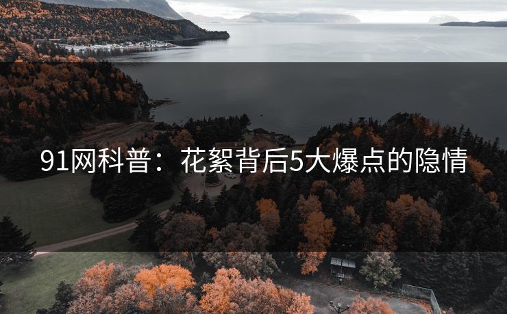 91网科普：花絮背后5大爆点的隐情